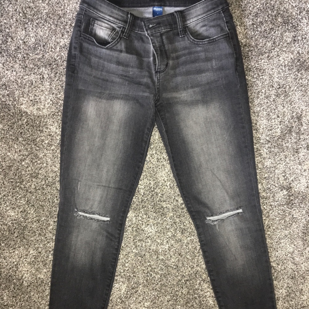 Juniors Black Denim Jeans